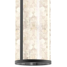 The Great Outdoors Salt Creek 1-Light Black LED Outdoor Pendant Light with Clear Acrylic Shade and Quartz Crystalline Inserts 8186-66A-L