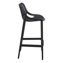 Compamia Air Patio Bar Stool in Black (Set of 2)