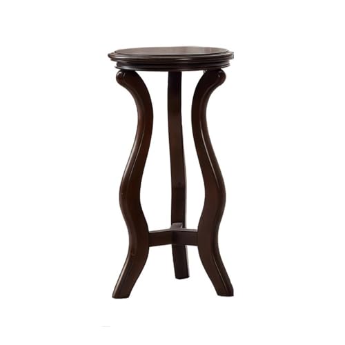 WOAITIANTIAN Vase Stand American Vintage Style Three Legged Flower Rack, Indoor Corner Wood Plant Display Base(Large)