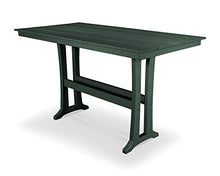Trex Outdoor Furniture™ Farmhouse Trestle 37" x 72" Bar Table in Rainforest Canopy