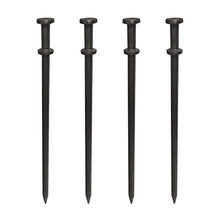 Moose Supply Double Head Heavy Duty Steel Tent Stakes 40 Inch 50-Pack