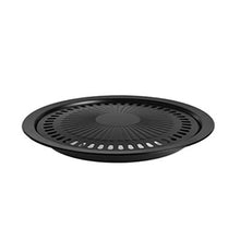 Round Barbecue Plate Barbecue Grill Iron Plate Household Outdoor Picnic Barbecue Grill Barbecue Pot Barbecue Tool