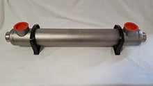 Badgerpipe Titanium Tube & Shell Heat Exchanger 600,000 BTU for Saltwater Pools/Spa