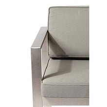 Benzara BM172083 Enchanting/Modish Outdoor Lounge Set (Set of 4), Taupe