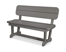 Polywood Park Bench Slate Grey