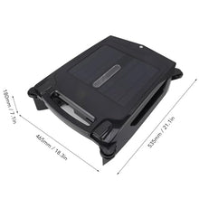 MiBoce Automatic Pool Vacuum Cleaner, Pool Surface Cleaner Robot, with Solar and Rechargeable Dual Mode, Automatically Adjust Direction, 480um Filter Density, for Swimming Pools, Water Parks