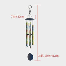 ZerHoc Wind Chime,Garden Wind Chimes for Garden Outdoor Deep Tone,45-Inch Memorial Large with 6 Heavy Tubes Outdoor for Garden Hanging Decoration Wind Chime Outdoor Decor