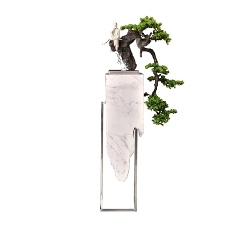 Outdoor Water Fountain Indoor/Outdoor Garden Water Fountain - 62.2inches Modern Floor-Standing Courtyard Home Decorations - Suitable for Deck, Patio, Porch, Living Room and Tea Room Outdoor Fountain(C