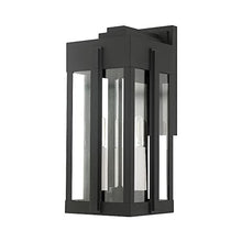 Livex Lexington 3 Light Outdoor Wall Lantern Natural Brass