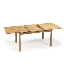 Pebble Lane Living Santorini 9pc Premium Teak Dining Set Wood