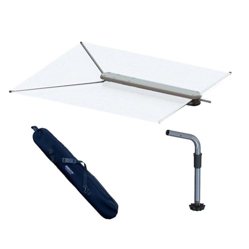 TACO Marine T10-3000-3 ShadeFin with Bag and Fixed Rod Holder Mount Kit