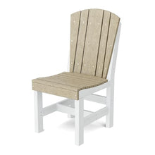 Wildridge Heritage 7-Piece 44"X72" Dining Set, Weathered Wood and White - Outdoor Weather Resistant Recycled Plastic Furniture for Patio