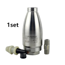 1set Rotary 500Bar Tungsten Steel Core Nozzle, Durability 1/4 Quick Connect Water Nozzle Stainless Steel
