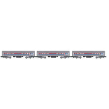 Wondertrail Amtrak O Scale Model Train Set with Engine and Three 60ft Coaches Williams