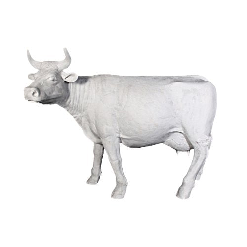 Design Toscano Grand-Scale Wildlife Animal Collection Holstein Cow Statue Unpainted