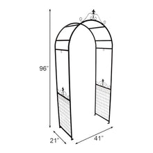 Panacea 83690 Rustic Heirloom Cottage Garden Arbor, Brown, 96" H