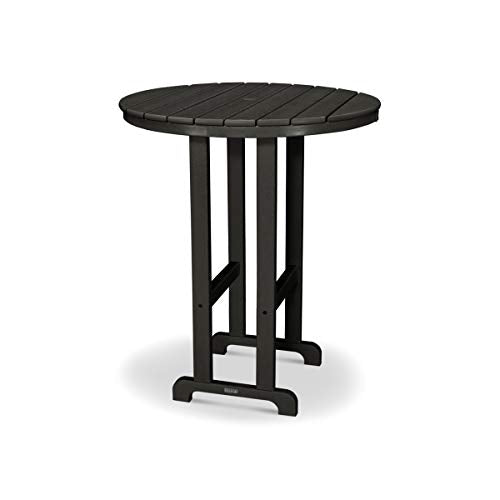 Ivy Terrace Classics Round 36" Bar Table Black