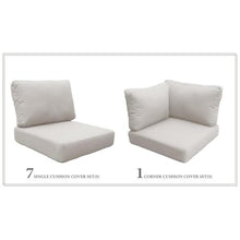 TK Classics Cushions BARBADOS-11d Patio Furniture Beige