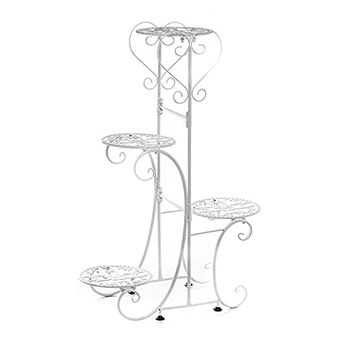 RWGOVLU Flower Stand Tricycle Plant Stand Flower Pot Cart Bicycle Holder Rack for Home Garden Patio Plant Stand