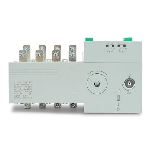 4P 160A 400V ATS Dual Power Automatic Transfer Switch Universal Switch Generator Part Electronic Controller Circuit Breaker