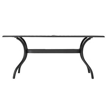 Christopher Knight Home Cayman Outdoor 6-Seater Cast Aluminum Dining Set 7-Pcs Black Sand