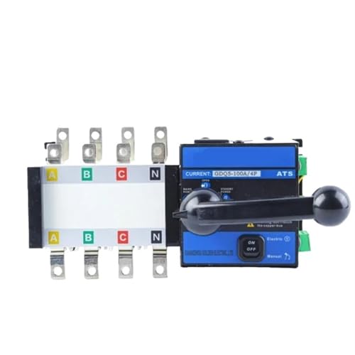 Golden 100A ATS 4P Generator Spare Parts Engine Accessories Electronics Automatic Transfer Switch Replace