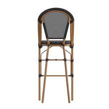 Flash Furniture 30 in Indoor/Outdoor Barstool, Black, 2-Pack