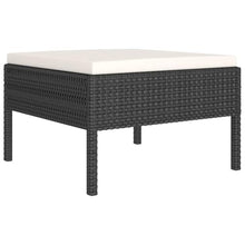 10 Piece Patio Lounge Set with Cushions, PE Rattan Outdoor Furniture