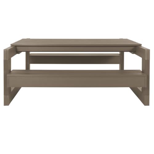 highwood Monroe Modern Picnic Table, Woodland Brown