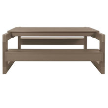 highwood Monroe Modern Picnic Table, Woodland Brown