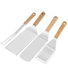 Barbecue Tool Set Outdoor Stainless Steel Shovel Iron Plate BBQ