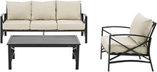 Crosley Furniture Kaplan 3-Piece Sofa Patio Set