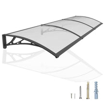 48x120in Window Door Awning One-Piece Seamless Overhang UV/Rainproof Canopy