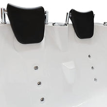 SIMBASHOPPING USA HAVANA Whirlpool Corner Bathtub Hydrotherapy Hot Tub 66.5" 2 Person