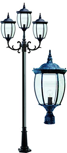 DABMAR LIGHTING INC GM3015-VG Fixture,Post,3015,VG,Victoria,3 Light