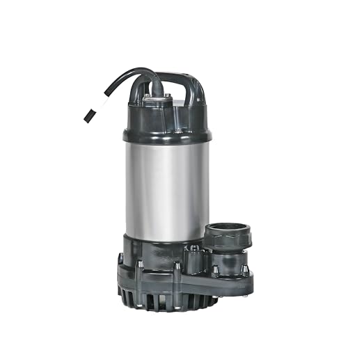 Tsurumi Pump 2OM | Submersible Pond Pump/Waterfall Pump | 1/5 HP, 115V, 1.5 in Discharge | Energy-efficient submersible water pump for ponds, waterfalls, and water gardens. | 31 GPM / 1870 GPH