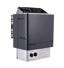 XQZMZSCP Home Sauna,Stainless Steel Sauna Room Heater Sauna Stove for Home Hotel Spa 3-9KW Electric Sauna Heater Wet Dry Sauna Stove Internal (4.5KW)