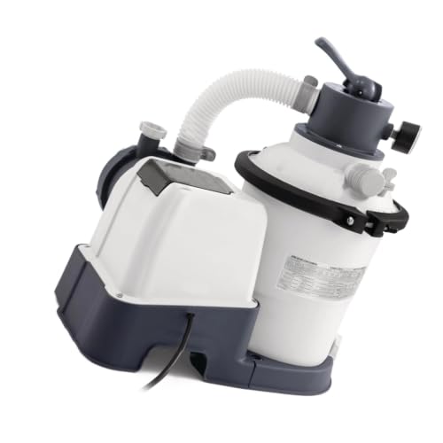 4,400 Gal Above Ground Pools Clear Sand Filter Pump Fits For Intex 26641EG
