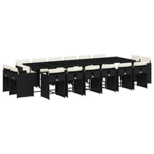 AMBERARD Patio Dining Set Set of 16 Black Furniture Set