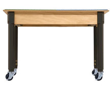 Contender Time-2-Play 35" Square Build & Learn Table with Trough & Shelf, Blue & Green