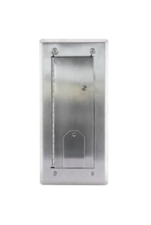 Burnaby Manufacturing Ltd Concrete Deck Versatile Gas Plug(TM) - 3/4" NPT Inlet, 1/2" Quick Disconnect Outlet - Anodized Aluminum Door (Stainless Steel)