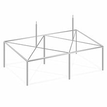 TentandTable 15' x 30' High Peak Canopy Tent Frame Only Silver