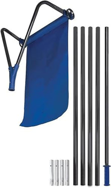 Snow Shovels Snow Roof Rake, 5-20Ft Extendable Snow Rake for Roof, 5-Section Aluminum Adjustable Pole with Anti-Skid Handle, Roof Snow Rake Removal Tool Fast Cleaning for Snow Leaves Debris