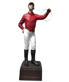 Classic Lawn Jockeys Red Garden Statue Lawn-Jockeys, 36" Height