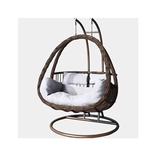 LIAN16PENG Wicker Chairs Hanging Basket Indoor Swing Bedroom Home Balcony Outdoor Courtyard Hammock Chair Patio Chair