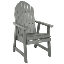 Highwood AD-KITCHDA1-CGE The Adirondack Collection Hamilton Deck Set with Folding Side Table, Coastal Teak