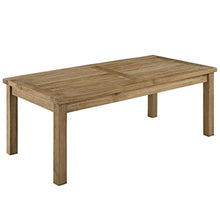 Modway Marina Premium Grade A Teak Wood 8-Piece Outdoor Patio Furniture Set in Natural White