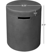 BBQGuys Signature Grand Lake Propane Tank Cover in Carbon - SC-1597-CBNC