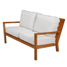 Royal Teak Collection Coastal Love Seat Outdoor Couch, COA2-OFF-WHITE