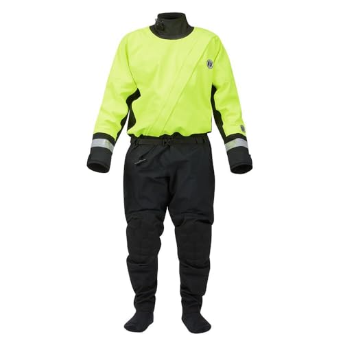 Generic Mustang MSD576 Water Rescue Dry Suit Neon Green